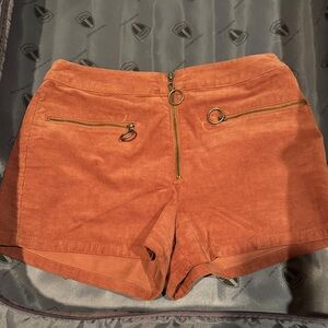 Forever 21 High Waist Rust Shorts